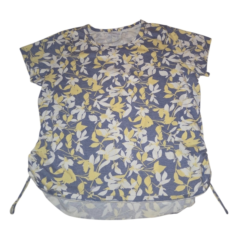 Liz Claiborne Floral Short Sleeve Top
